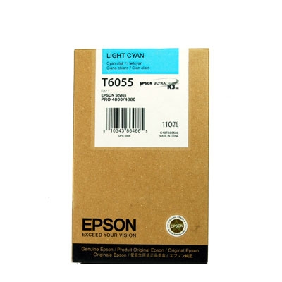 Epson C13T605500 (T6055) Lıght Cyan Original Cartridge - Stylus Pro 4800
