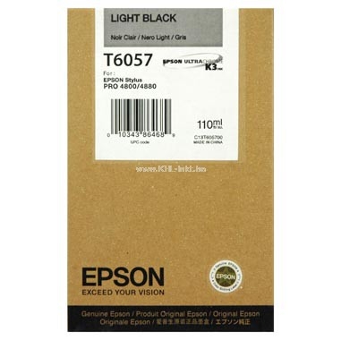 Epson C13T605700 (T6057) Açık Siyah Orjinal Kartuş - Stylus Pro 4800 (T2900)