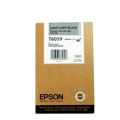 Epson C13T605900 (T6059) Duble Açık Siyah Orjinal Kartuş - Stylus Pro 4800 (T2417) - 2