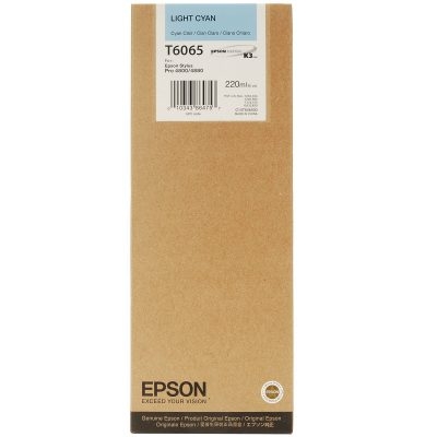 Epson C13T606500 (T6065) Açık Mavi Orjinal Kartuş - Stylus Pro 4800 (T1876)
