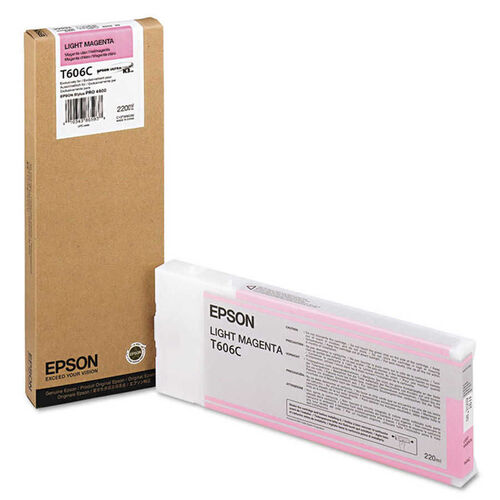 Epson C13T606C00 (T606C) Lıght Magenta Original Cartridge - Stylus Pro 4800 