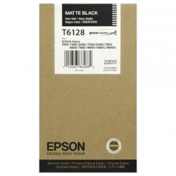 EPSON - Epson C13T612800 (T6128) Matte Black Original Cartridge - Stylus Pro 7800 