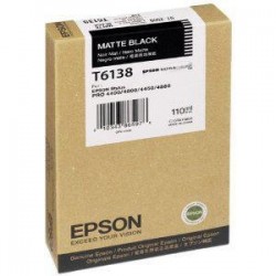 EPSON - Epson C13T613800 (T6138) Matte Black Original Cartridge - Stylus Pro 4800 