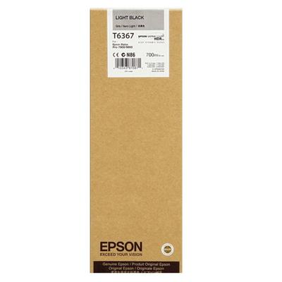 Epson C13T636700 (T6367) Light Black Original Cartridge - Stylus Pro 7700 - 1