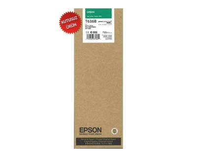 EPSON - Epson C13T636B00 (T636B) Green Original Cartridge - Stylus Pro 7700 (Without Box)