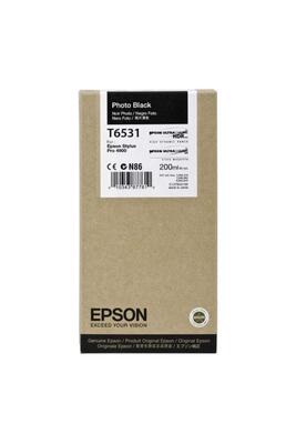 EPSON - Epson C13T653100 (T6531) Photo Black Original Cartridge - Stylus Pro 4900