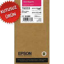 EPSON - Epson C13T653300 (T6533) Light Magenta Original Cartridge - Stylus Pro 4900 (Without Box)