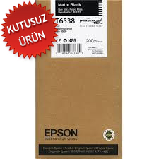EPSON - Epson C13T653800 (T6538) Matte Black Original Cartridge - Stylus Pro 4900 (Without Box)