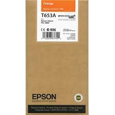 EPSON - Epson C13T653A00 (T653A) Orange Original Cartridge - Stylus Pro 4900
