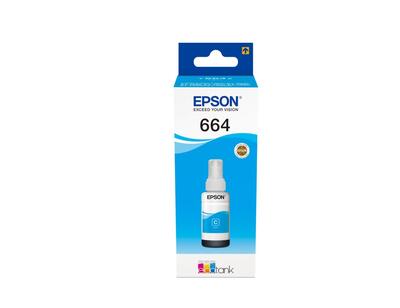 EPSON - Epson C13T664200 (T6642) Cyan Original Ink Cartridge 
