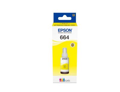 EPSON - Epson C13T664400 (T6644) Sarı Orjinal Mürekkep Kartuş (T2348)