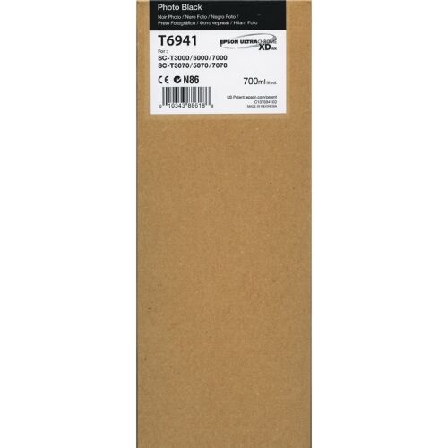 Epson C13T694100 (T6941) Photo Black Original Cartridge - SC-T3000 - 2