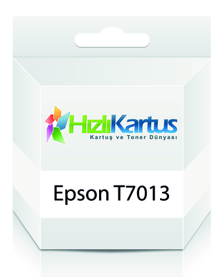 Epson C13T70134010 (T7013) Kırmızı XXL Muadil Kartuş - WP-4015DN (T7019) - EPSON