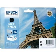 EPSON - Epson C13T70214010 (T7021) Black XL Original Cartridge - WP-4015DN