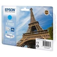 EPSON - Epson C13T70224010 (T7022) Cyan XL Original Cartridge - WP-4015DN 