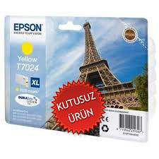 EPSON - Epson C13T70244010 (T7024) Sarı XL Orjinal Kartuş - WP-4015DN (U) (T8612)