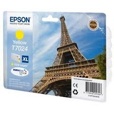 EPSON - Epson C13T70244010 (T7024) Sarı XL Orjinal Kartuş - WP-4015DN (T2033)