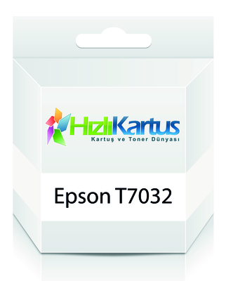Epson C13T70324010 (T7032) Mavi Muadil Kartuş - WP-4015DN (T10764) - EPSON