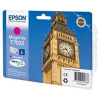 EPSON - Epson C13T70334010 (T7033) Magenta Original Cartridge - WP-4015DN 