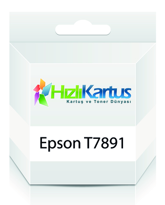 Epson C13T789140 (T7891) Siyah Muadil Kartuş - WF-5110 / WF-5190 (T7013) - EPSON