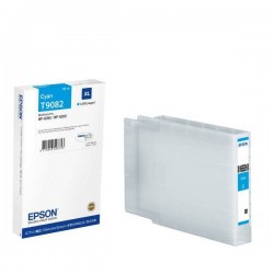 EPSON - Epson C13T908240 (T9082) XL Cyan Original Cartridge - WF-6090 / WF-6590 