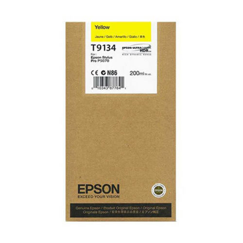 Epson C13T913400 (T9134) Sarı Orjinal Kartuş - SC-P5000 / SC-P7000 (T9030)