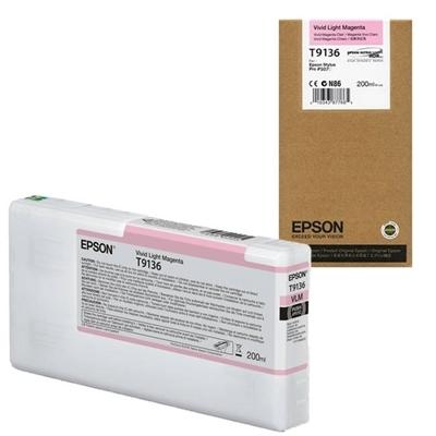 EPSON - Epson C13T913600 (T9136) Açık Kırmızı Orjinal Kartuş - SC-P5000 / SC-P7000 (T9029)