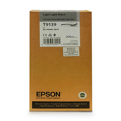 Epson C13T913900 (T9139) Double Lıght Black Original Cartridge - SC-P5000 / SC-P7000