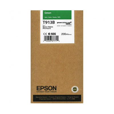 EPSON - Epson C13T913B00 (T913B) Green Original Cartridge - SC-P5000 / SC-P7000