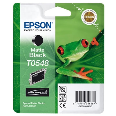 Epson C13T05484020 (T0548) Matte Black Original Cartridge - Stylus Photo R800 
