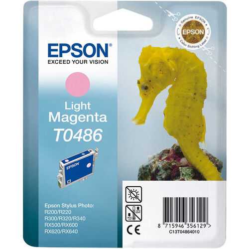 Epson C13T04864020 (T0486) Lıght Magenta Original Cartridge - Stylus Photo R200 