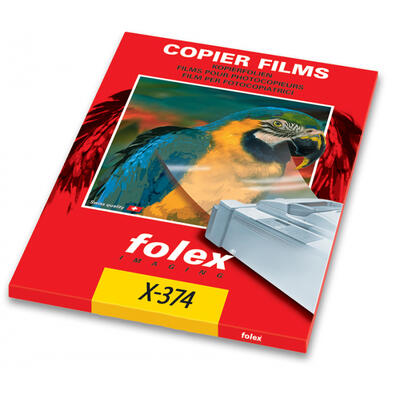 Folex - Folex A4 Standard Monochrome Photocopy Acetate Film X-374