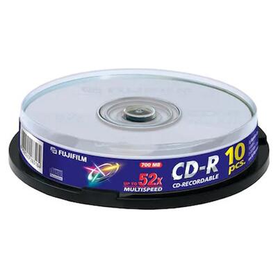 SIEMENS - Fujifilm 52X MultiSpeed 700 MB CD-R (Pack of 10)