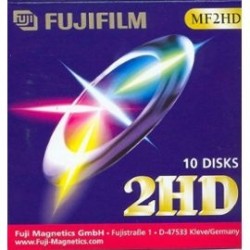 SIEMENS - Fujifilm MF2HD 3.5 HD 1,44 MB Floppy Disk - Biçimlendirilmiş Disket 10lu Paket (T2498)