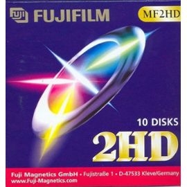 Fujifilm MF2HD 3.5 HD 1,44 MB Floppy Disk - Biçimlendirilmiş Disket 10lu Paket (T2498)