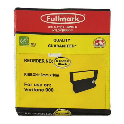 Fullmark - Fullmark N180BR Black Compatible Ribbon - Verifone 900
