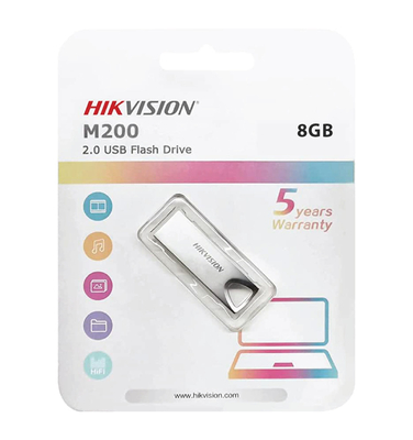 Hikvision - Hikvision HS-USB-M200/8G USB2.0 8GB Metal Flash Bellek