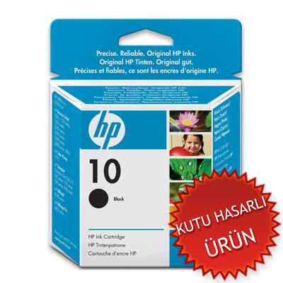 HP - HP C4844A (10) Siyah Orjinal Kartuş - Inkjet 1000 (C) (T16399)