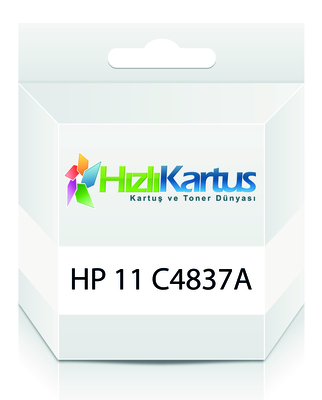 HP - HP C4837A (11) Kırmızı Muadil Kartuş - Inkjet 1000