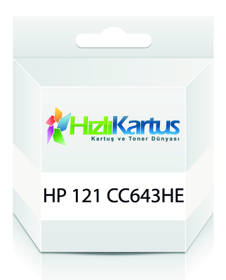 HP - HP CC643HE (121) Renkli Muadil Kartuş (T12244)