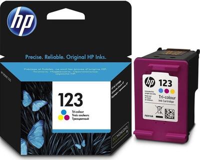 HP F6V16A (123) Renkli Orjinal Kartuş - Deskjet 2630 / 3639 (T16474) - HP