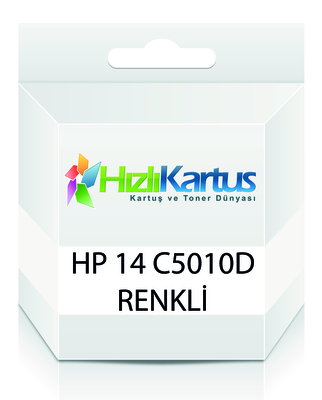 HP C5010D (14) Renkli Muadil Kartuş (T11167) - HP