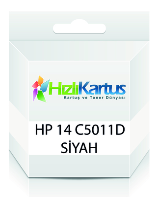 HP C5011D (14) Siyah Muadil Kartuş (T11168) - HP