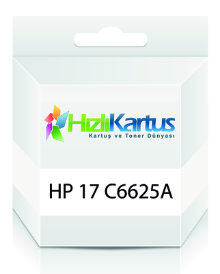 HP C6625AE (17) Renkli Muadil Kartuş (T250) - HP
