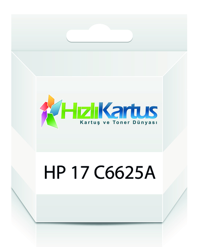 HP C6625AE (17) Renkli Muadil Kartuş (T250) - 1