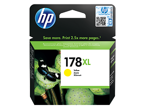 HP CB325HE (178XL) Sarı Orjinal Kartuş - Photosmart 5510 / 5515 (T12467)