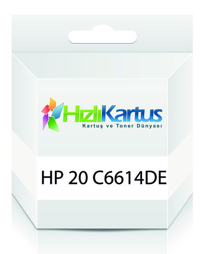 HP C6614DE (20) Siyah Muadil Kartuş (T15802)