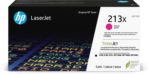 HP 213X (W2133X) Kırmızı Orjinal Toner Yüksek Kapasiteli - Enterprise 5700dn - 1