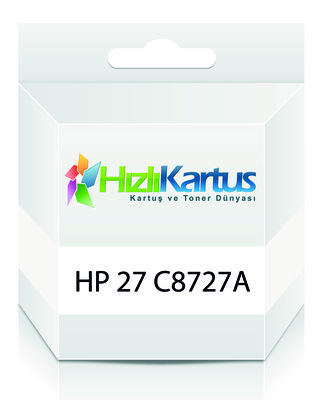 HP - HP C8727AE (27) Siyah Muadil Kartuş - Deskjet 3320 (T283)