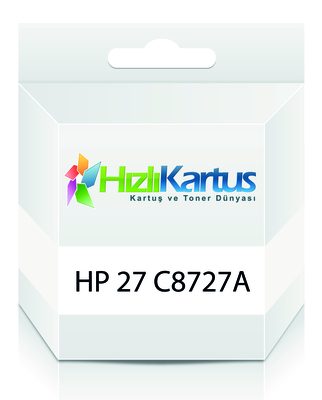 HP C8727AE (27) Siyah Muadil Kartuş - Deskjet 3320 (T283) - HP